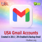 USA Gmail Accounts | Created in (2011) β Backup Email & 2FA Enabled