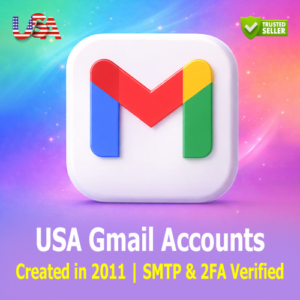 USA Gmail Accounts | Created in 2011 | SMS & 2FA Verified | SMTP (App Password) Enabled
