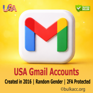 USA Gmail Accounts | Created in 2016 | Random Gender | 2FA Protected
