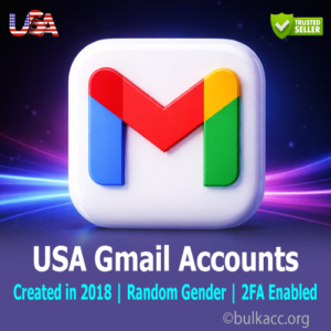 USA Gmail Accounts | Created in 2018 | Random Gender | 2FA Enabled