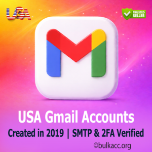 USA Gmail Accounts | Created in 2019 | SMS & 2FA Verified | SMTP (App Password) Enabled