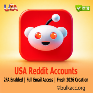 🇺🇸 USA Reddit Accounts | 2FA Enabled | Full Email Access | Fresh 2026 Creation
