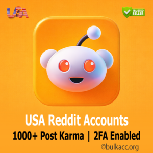 USA Reddit Accounts | Email Verified | 1000+ Post Karma | 2FA Enabled