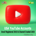USA YouTube Accounts | Gmail Registered 2015 & Channel Created 2025 | SMS Verified | 2FA Enabled
