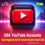 USA YouTube Accounts | Gmail Registered 2024 & YouTube Channel Created 2026 | SMS Verified | 2FA Enabled