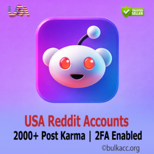 USA Reddit Accounts | Verified by Email | 2000+ Post Karma | 2FA Enabled