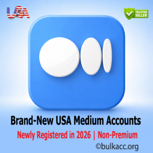 ✨ Brand‑New USA Medium Accounts – Created in 2026 | Non‑Premium | Clean & Ready