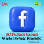 USA Facebook Accounts | PVA Verified | 50+ Friends | SMS Verified (+1)