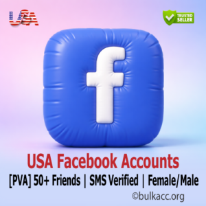 USA Facebook Accounts | [PVA] 50+ Friends | SMS Verified | Female/Male
