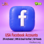 USA Facebook Accounts | Marketplace Enabled | 2FA Activated | SMS & Email Verified | 50 Friends