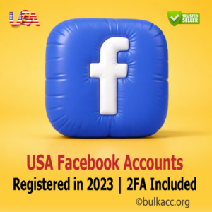 USA Facebook Accounts | Registered in 2023 | Marketplace Enabled | 2FA Included