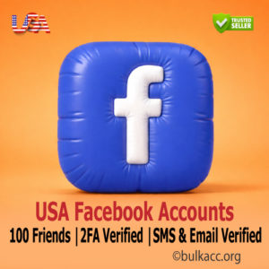 USA Facebook Accounts | 100 Friends | 2FA Verified | SMS & Email Verified