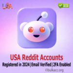 USA Reddit Accounts | Registered 2024 | Email Verified | 2FA Enabled