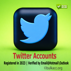 Twitter Accounts | Registered in 2023 | Verified by Email@Hotmail\Outlook | Email included