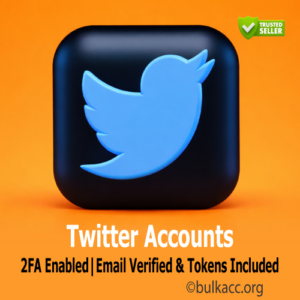 Twitter Accounts | 2FA Enabled | Email Verified (Outlook/Hotmail) | Tokens Included