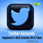 Twitter Accounts | Registered in 2018 | Verified by Email | Includes 2FA & Token