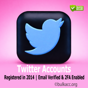 Twitter Accounts | Registered in 2014 | Email Verified & 2FA Enabled | Token Included