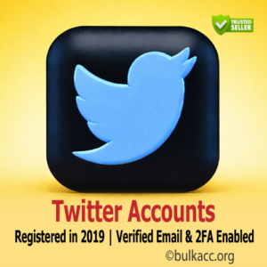 Twitter Accounts | Registered in 2019 | Verified Email & 2FA Enabled | Token Included