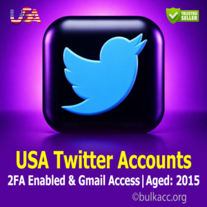 USA Twitter Accounts | 2FA Enabled & Gmail Access | Aged: 2015