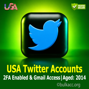 USA Twitter Accounts | 2FA Enabled & Gmail Access | Aged: 2014