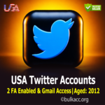 USA Twitter Accounts | 2FA Enabled & Gmail Access | Aged: 2012
