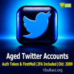 Aged Twitter Accounts | Auth Token & FirstMail | 2FA Included | Old: 2009