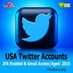 USA Twitter Accounts | 2FA Enabled & Gmail Access | Aged: 2016  