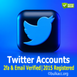 Twitter Accounts | 2fa & Email Verified | 2015 Registered 