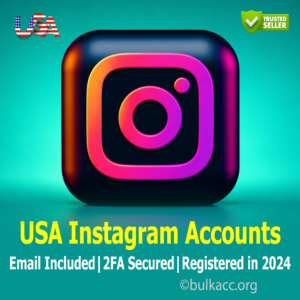 USA Instagram Accounts | Email Included | 2FA Secured | registered in 2024