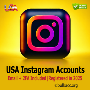 USA Instagram Accounts | Email + 2FA Included | Profile Picture + 3 Posts | Registered in 2025