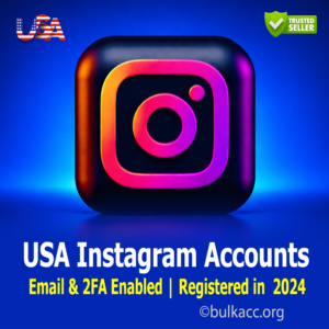 USA Instagram Accounts | Email & 2FA Enabled | Registered in 2024