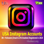 USA Instagram Accounts | 3K+ Followers | Email & 2FA Enabled | Registered in 2024