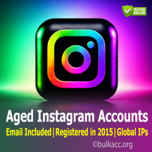 Aged Instagram Accounts | Email Included | Registered in 2015 | Global IPs