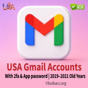USA Gmail Accounts| with Recovery Mail & 2fa | App password | 2019-2021 Old Years