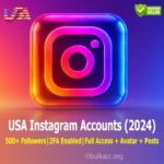 USA Instagram Accounts 2024 | 500+ Followers | 2FA Enabled | Full Access + Avatar + Posts