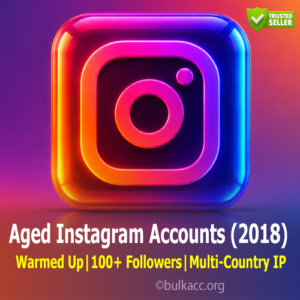 Instagram Accounts | 2018 Aged | Warmed Up | 100+ Followers | Email Included | Avatar + Posts | Multi-Country IP