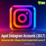 Instagram Accounts | 2017 Aged Profiles | Warmed Up | 100+ Followers | Email Included | Avatar + Posts Added  | Multi-Country IP 