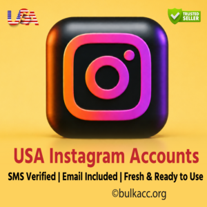 USA Instagram Accounts | SMS Verified | Email Included | Fresh & Ready to Use
