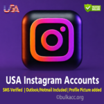 USA Instagram Accounts | SMS Verified | Outlook/Hotmail Included | Profile Picture added