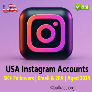 USA Instagram Accounts | 5K+ Followers | Email & 2FA | Aged 2024