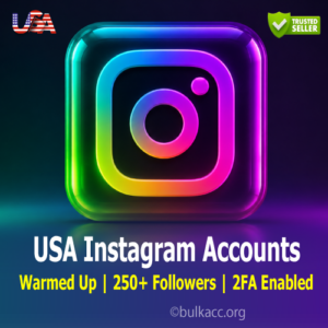 USA Instagram Accounts | Warmed Up | 250+ Followers | 2FA Enabled | Avatar + Posts