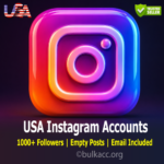 USA Instagram Accounts | 1000+ Followers | Empty Posts | Add Your Own Model Photos | Email Included 