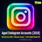 Instagram Accounts | 2018 Aged Profiles | Warmed Up | 1000+ Followers | Avatar + Posts Added | Global IPs
